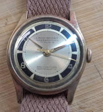 Laco Sport Vintage Armbanduhr Uhr mechanisch Handaufzug 17 Jewels