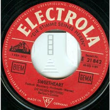 Die Nilsen Brothers - Sweetheart (Vinyl 7" - 1961 - DE - Original)