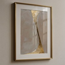 Wandbild Poster Abstrakt Gold