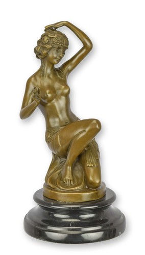 Bronzeskulptur tänzerin nach - bronzeskulptur,