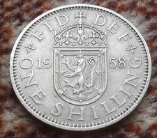 One Shilling  1958     Münze England/Großbritannien