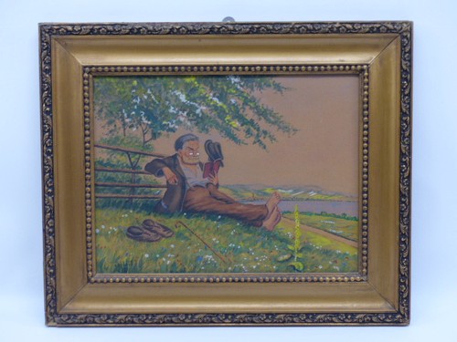 Original aquarell fern vom - original,