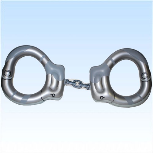 Aufblasbare handschellen - aufblasbare,