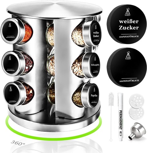 360 dreh gewürzregal mit - 360°, dreh-gewürzregal