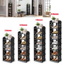 5 / 6 / 7 / 8 Ebenen Schuhregal Ablagegestelle Schuhablage schmales Schuhschrank