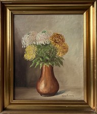 Ölbild Stillleben mit Blumen