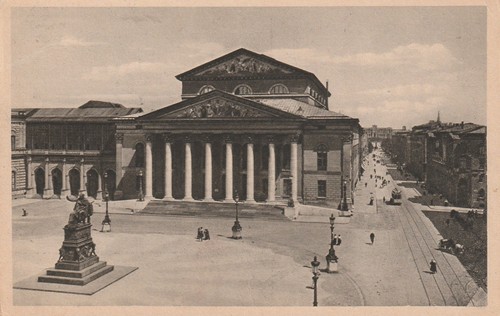 München nationaltheater - ak,