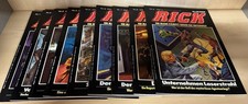Rick Master Band 1 - 9 Komplett 1.Aufl. Zustand Sehr Gut Bastei 1983 - 1985