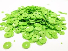Pailletten Grün matt gewölbt 6 mm, 15g, basteln, nähen Styropor LC60