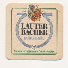 Bierdeckel Lauterbacher Burg-Bräu
