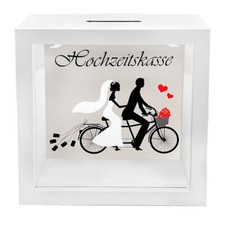 Spardose Hochzeitskasse Sparschwein Bilderrahmen Geldgeschenk Hochzeit Brautpaar