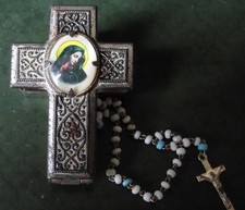 kleines Reliquienkreuz, Blech