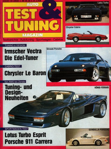 Zeitschrift auto test und - zeitschrift,