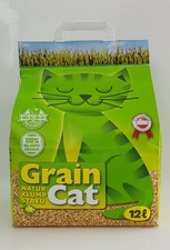 Grain Cat Öko-Katzenstreu CornCat Graincat GreenCat 6 x 12 Liter Katzenstreu klu
