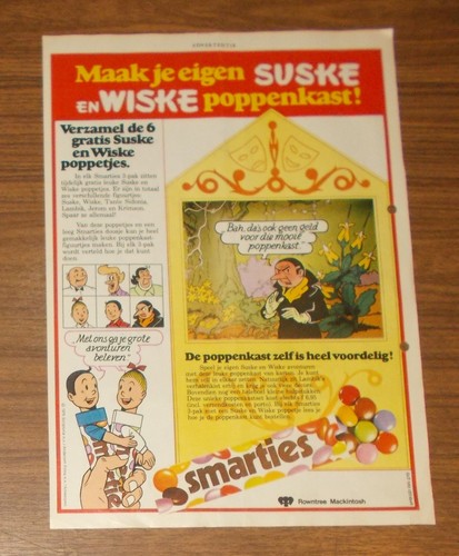 Seltene werbung smarties suske - smarties,