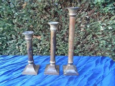 3 ältere Kerzenständer