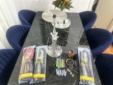 Aladdin Shisha MVP 550 Clear – Edelstahl, top Zustand!