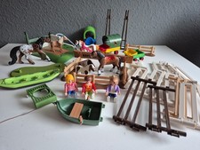 Playmobil Set Pferde Zäune Figuren Waschplatz