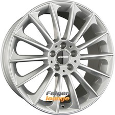 4x GMP Italia STELLAR Silver 8x18 ET33 5x110 Alufelgen 18 Zoll