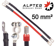 50mm2 Batteriekabel Kabelbrücke Rot Schwarz M8 M10 M12 AEH BATT H07V-K ALPTEG