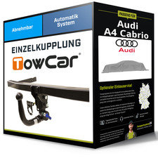 Abnehmbare Anhängerkupplung für AUDI A4 Cabrio 03.2002-09.2005 Typ 8H/B6 TowCar