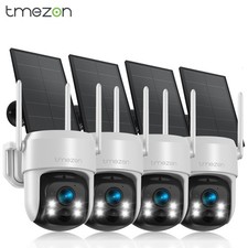 4PCS WLAN Solar/Akku Kabellose