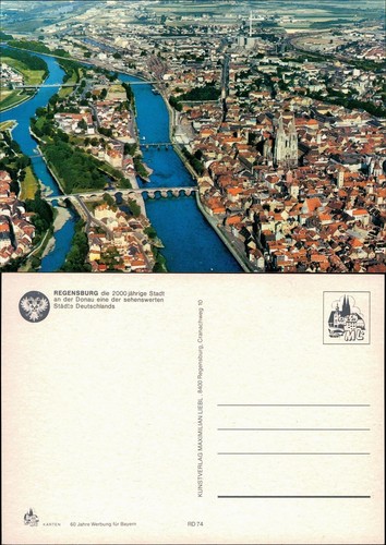 Ansichtskarte regensburg - ansichtskarte,