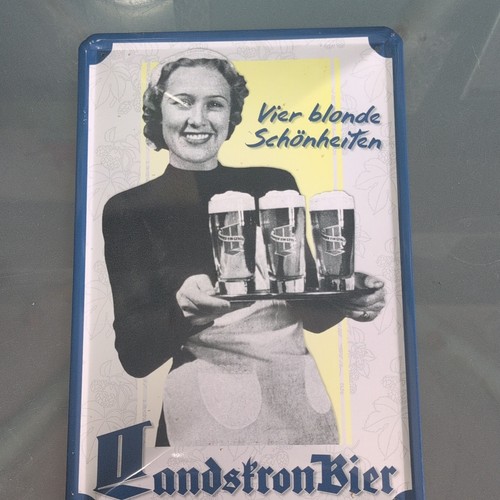 Landskron blechschild - landskron,
