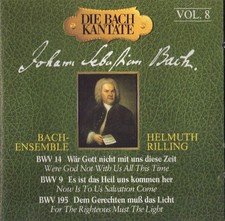 Johann Sebastian Bach Kantaten Rilling Vol.8 (Hänssler Classic, CD)