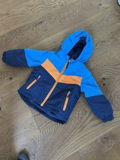 Lupilu Winterjacke Gr 86/92 Blau mit Kapuze Guter Zustand
