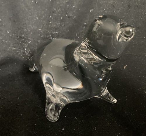 Seehund robbe seal figur - seehund, glas