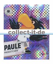 REWE WM World Cup 2014 Einzelkarte 34 - Paule (Maskottchen) GLITZERND