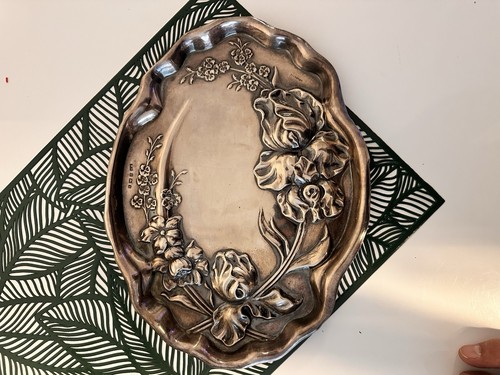 Antikes silber tablett - silber-tablett, (1918)