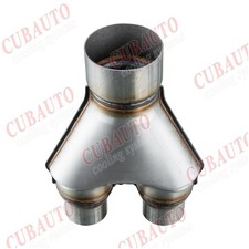 Edelstahl Auspuff Y Rohr