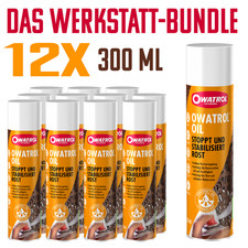 OWATROL Öl OIL Spray - 12 x 300ml Grundierung Rostumwandler Korrosionsschutz