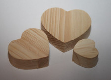 Holzherzen Herz Holz Scheiben