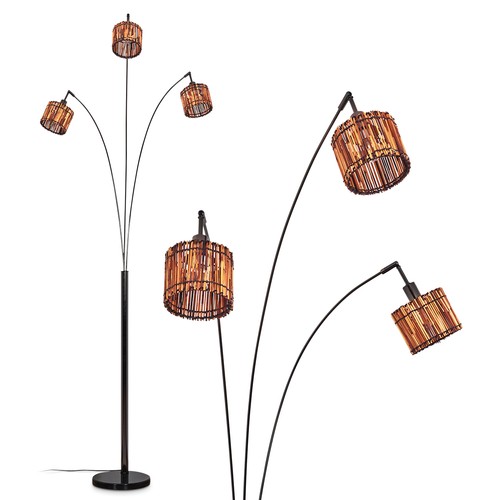 stehlampe bambus