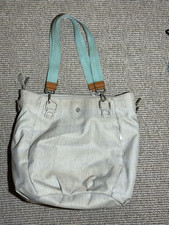 Große geräumige graue Wickeltasche mit Zubehör, guter  Zustand 