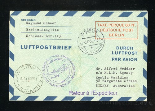 Berlin lf2b luftpostbrief - lf2b,