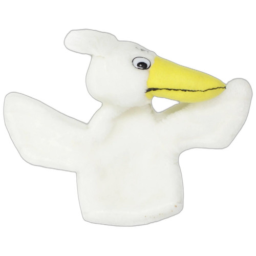 Vogel handpuppe weiß - cm,