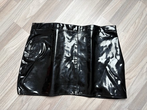 Fetisch mini lackleder rock - fetisch,