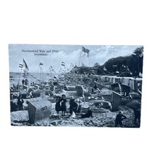 Postkarte AK Wyk Föhr Strand