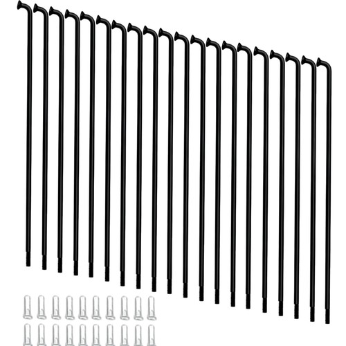 Fahrradspeichen stahl schwarz - stahl,