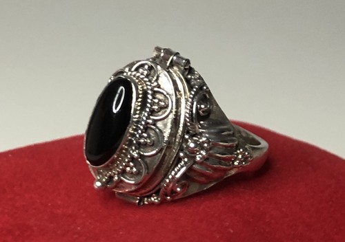 Antik silber giftring mit - antik,