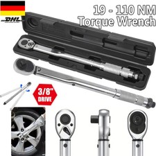Drehmomentschlüssel 3/8" 19 - 110nm Auto Drehmoment Ratsche LKW Knarre Schlüssel