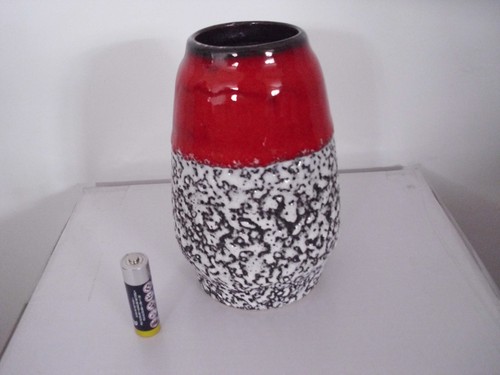 Keramikvase vase lava rot - lava,