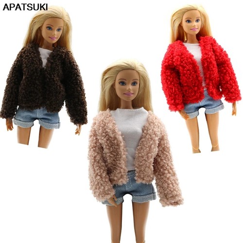Winter pelzmantel für barbie - pelzmantel,