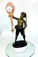 23-Org. Junghans Mysterieuse Uhr Typ 2 mit "Birichino" Figur Mystery Swing Clock