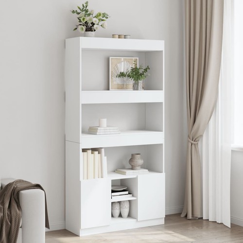 Bücherregal highboard weiß - highboard,