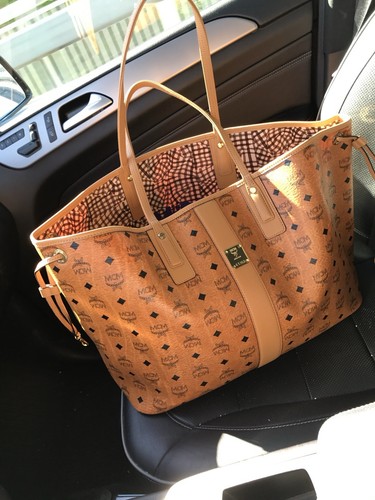 Mcm shopper large cognac - mcm,